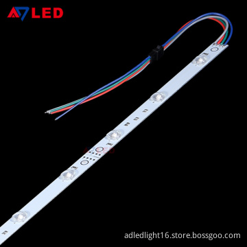 Adled Light hot sales smd 3030 12leds RGB rigid strip light led backlight diffuse light bar for advertising led light box